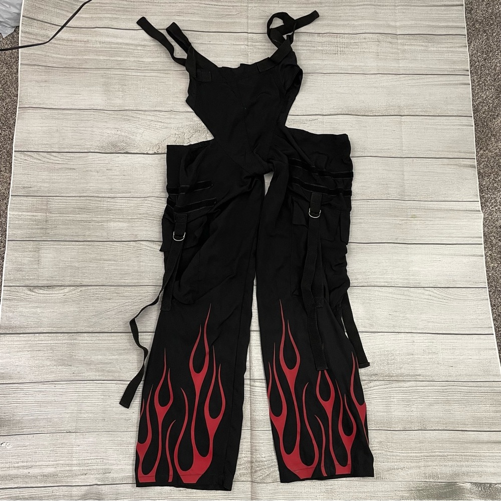 NAMILIA flame cut out pants - Picture 12 of 12